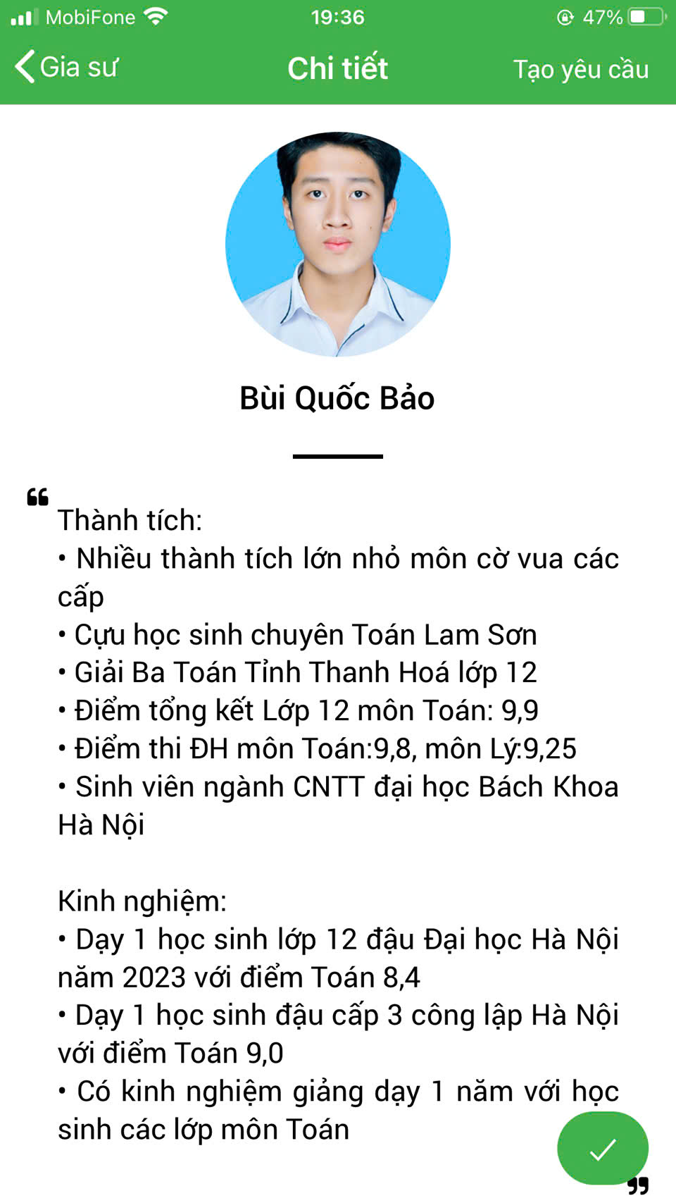 dạy kèm tại hà nội